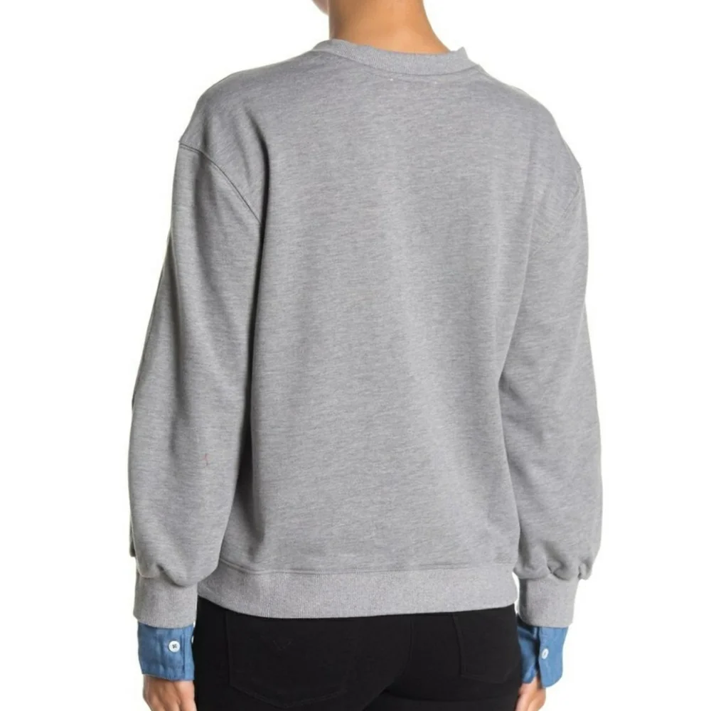 CURRENT AIR Anthro Chic Zodiac Sweatshirt Top - Picture 8 of 9